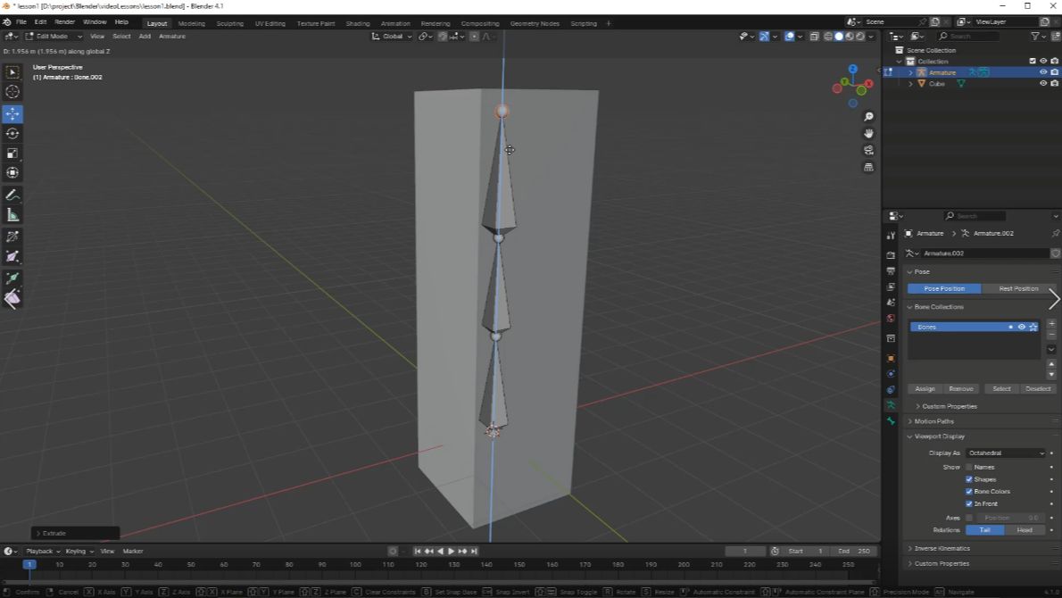 Анимация персонажей в blender. Часть 1 смотреть онлайн
