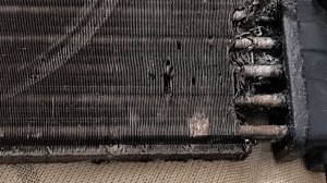 замена радиатора охлаждения на Рено Логан 1