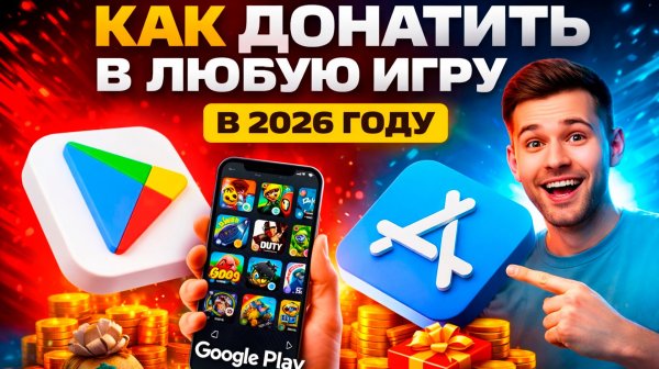 Как донатить в любую игру через Google Play и App Store в 2026 году
