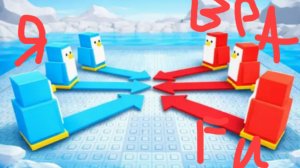 Слепой выстрел но пигвинами🐧игра в роблоксе