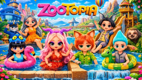 Зверополис 2: Пушистый и Картонный Отпуск! 6 Поделок для Кукол ЛОЛ ОМГ!