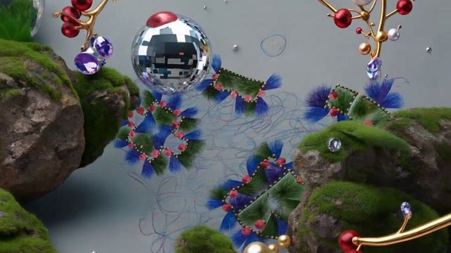 dreamina-2025-12-03-7995-Круглые объекты вращаются по часовой стр... смотреть онлайн