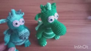 Дракоша Гоша. ч. 1.Руки ноги хвост. Вяжем игрушку крючком.