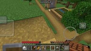 майнкрафт в деревне...