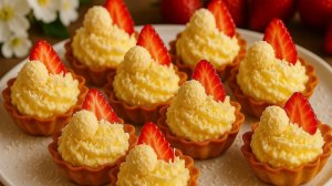 ВКУСНЕЕ ЧЕМ РАФАЭЛЛО! Тающее тесто и нежнейший крем: секрет идеальных кокосовых корзиночек