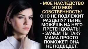При разделе имущества муж пытался выставить меня сумасшедшей. Аудио рассказы