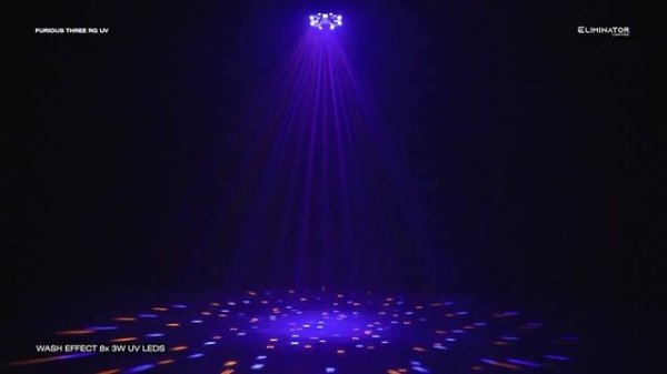 Eliminator Lighting - Furious Three RG UV (1)
