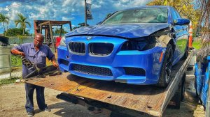 Купил подозрительный BMW М5 со штрафстоянки! Машину уже не спасти...