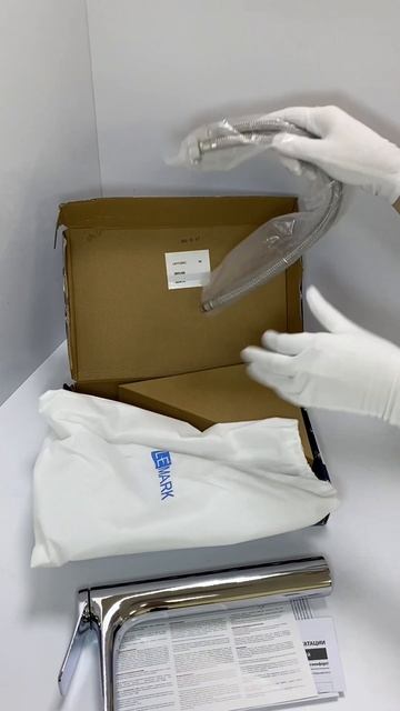 LEMARK ORTUS (LM11309C) — лаконичный смеситель для накладных раковин смотреть онлайн