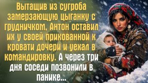 Вытащил из сугроба цыганку с младенцем, оставил с больной дочерью. Читает Андрей. Жизненный рассказ