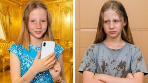 Настя и детский челлендж богатые против бедных