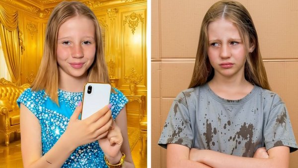 Настя и детский челлендж богатые против бедных