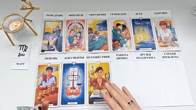 ДЕВА МАРТ 2026 Прогноз на месяц таро расклад Все знаки зодиака 12 домов гороскопа смотреть онлайн