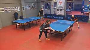 Нельсон Д. (667) - Серегин К. (551) настольный теннис 17.02 Малиновый 400+ турнир