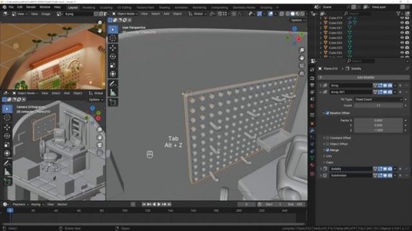 55-1. Decorate the wall around your desk 1 Make a punching board while maintaining the number