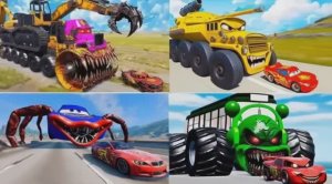 МУЛЬТИКИ В ОГНЕ: Рэш СРАЖАЕТСЯ с МОНСТР‑ТРАКОМ! 🤺🚛🔥