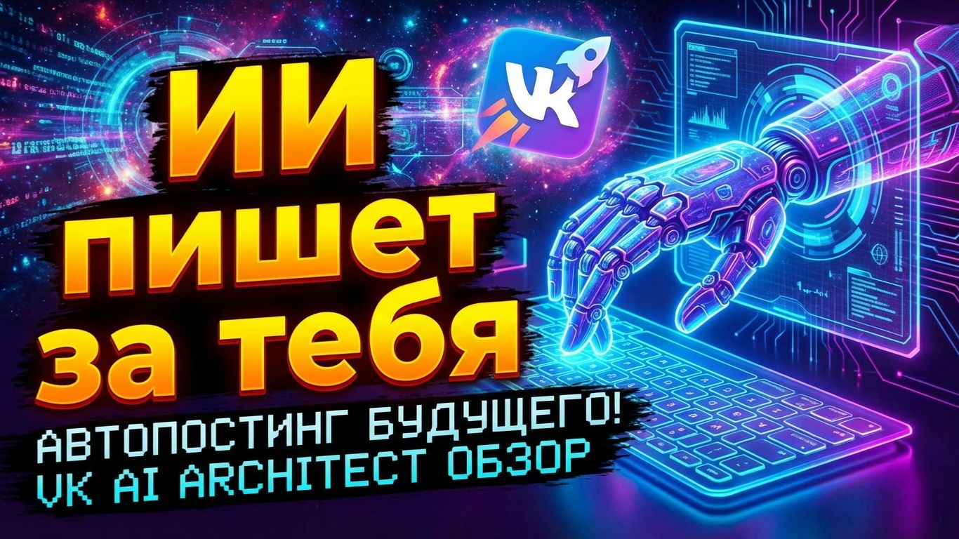 Автопостинг и генерация постов ИИ: Обзор сервиса VK AI Architect / Как автоматизировать контент смотреть онлайн