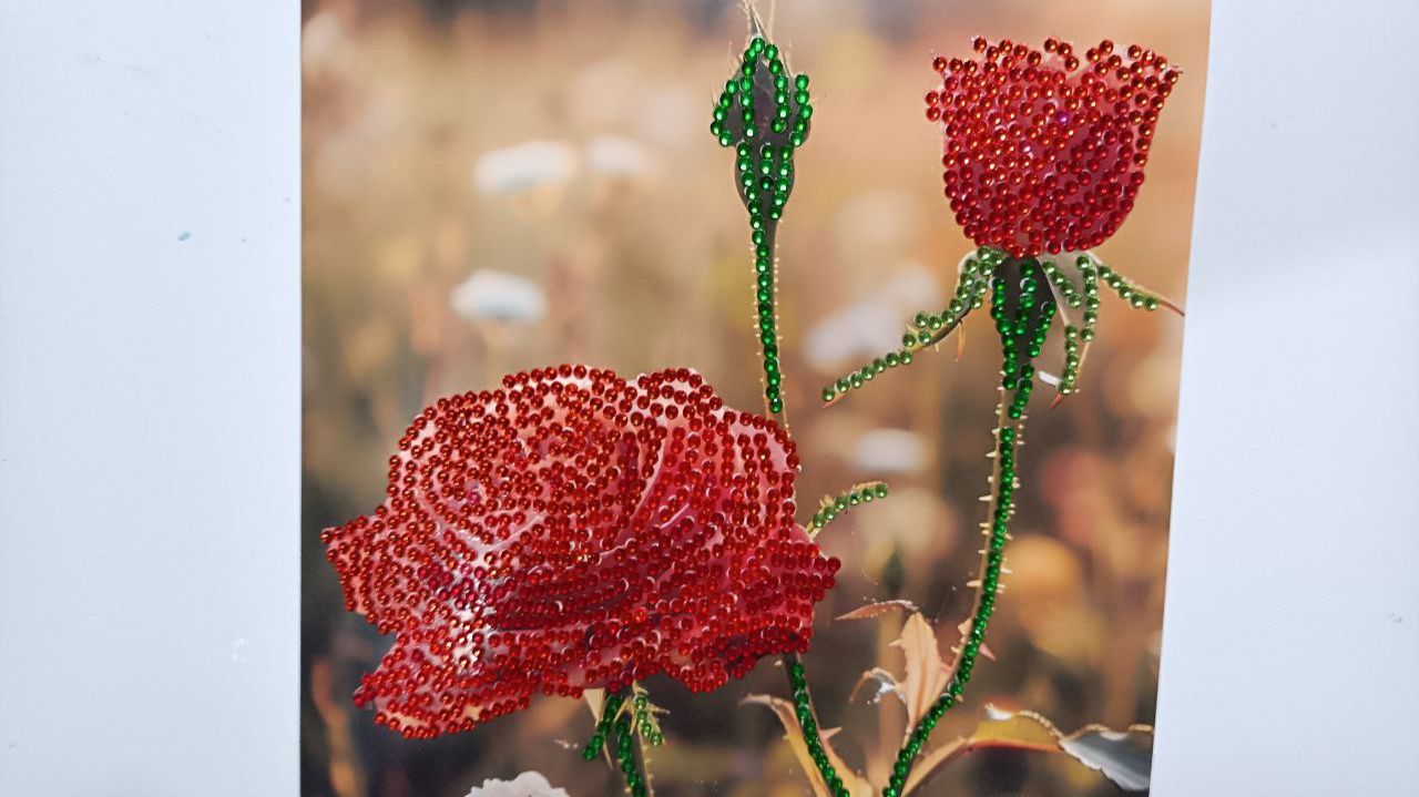 Открытка с алмазной мозаикой смотреть онлайн