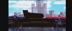 Олег Аккуратов и Андрей Гончаров (11 лет). Импровизация на тему С.В.Рахманинова