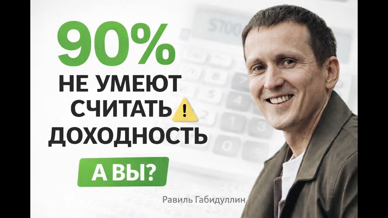Вы теряете деньги, потому что не умеете считать доходность