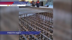 Монолитную площадку для тяжелой техники готовят метростроители на улице Горького