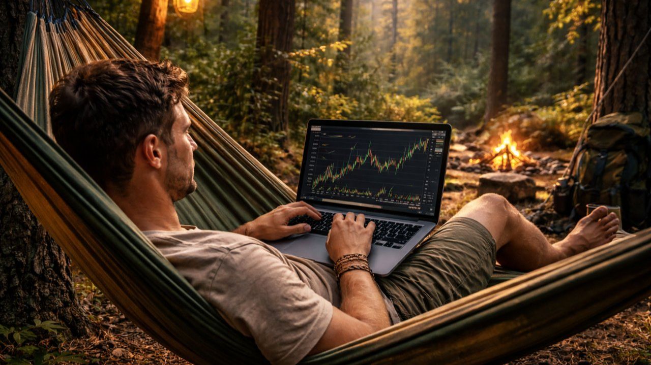 Костер в лесу. Шум леса и шум костра. Окружающие звуки для работы и отдыха