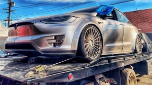 Забрал утопленную Теслу с аукциона. Оживление тачки пошло не по плану!