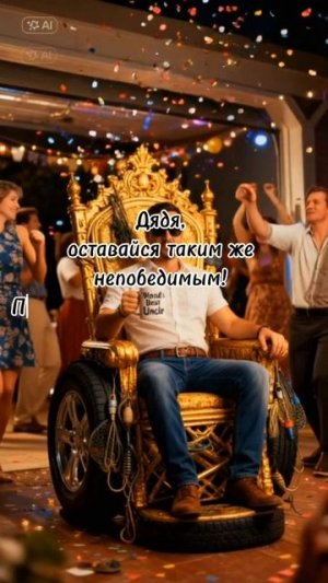 Дядя, ты — легенда! 😎 С днём рождения