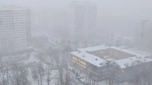 Снежный циклон "Валли" хозяйничает в Москве