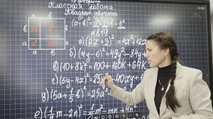 Алгебра 7 класс Квадрат двучлена