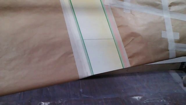 №247-  Покраска крыла и стабилизатора  тёмно жёлтым  цветом, 1 слой.