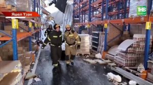 Яшел  Үзәндә склад түбәсе ишелеп, хатын-кыз харәбәләр астында калган