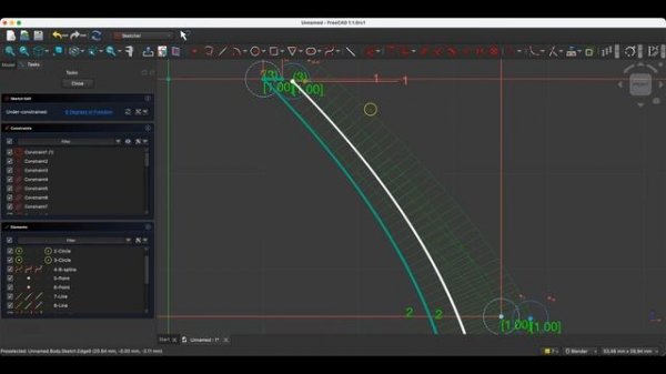 Учебное пособие по Freecad_ Пошаговое создание вращающейся и зеркально отраженной детали