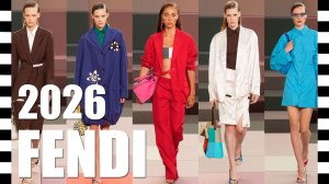 🔥 FENDI коллекция весна-лето 2026 с ДЕТАЛЯМИ крупным планом: сумки и обувь