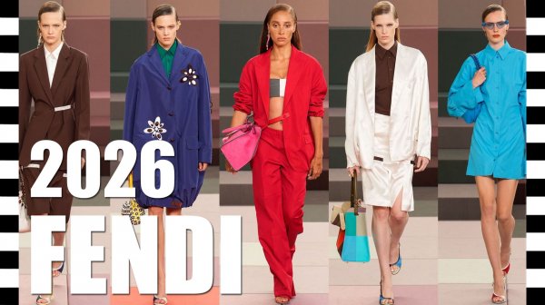 🔥 FENDI коллекция весна-лето 2026 с ДЕТАЛЯМИ крупным планом: сумки и обувь