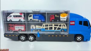 Мультики для детей |10 рабочих машинок Томика — распаковка и сортировка в автовоз