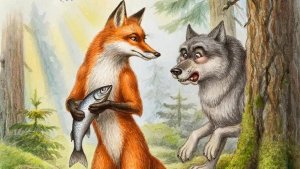 📚Сказка "Лиса и волк" 🦊 🐺
