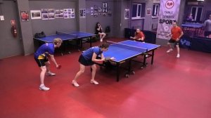 I ф. Минин/Шамахова (1288) - Грачев/Афанасьева (915) 08.02 Парный МИКСТ настольный теннис