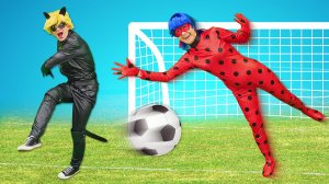 ПРИНЦЕССА СОФИЯ СТАЛА ЗЛОДЕЙКОЙ НА ФУТБОЛЕ! ⚽😱 Леди Баг и Супер Кот СПАСАЮТ МАТЧ! 🦸⚡