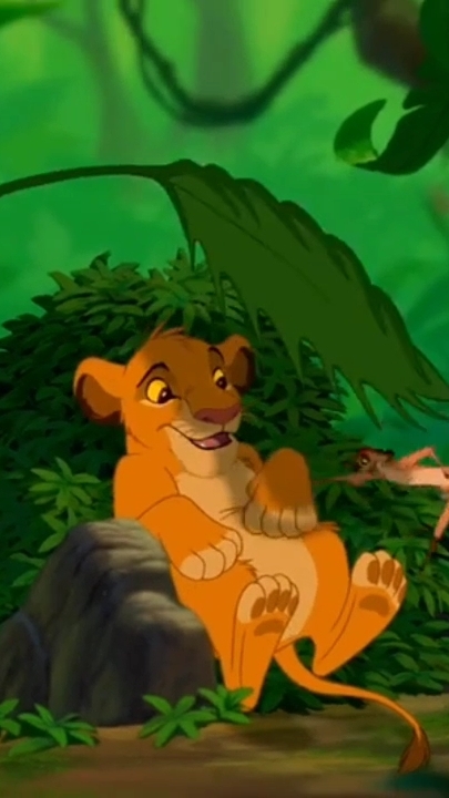 Симба жив и обрёл новый друзей - Тимона и Пумбу. Король Лев