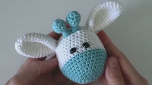 Амигуруми. Как я оформляю мордочку жирафа