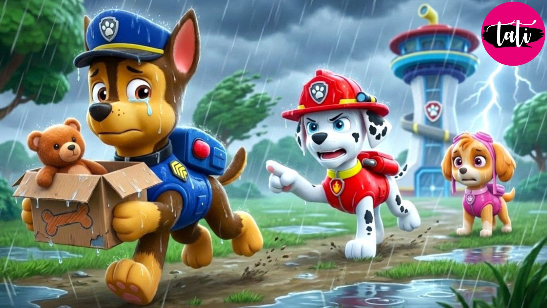 Щенячий патруль и Маршалл. Залипательное видео. Мультфильм для детей и малышей. Анимация 256 смотреть онлайн