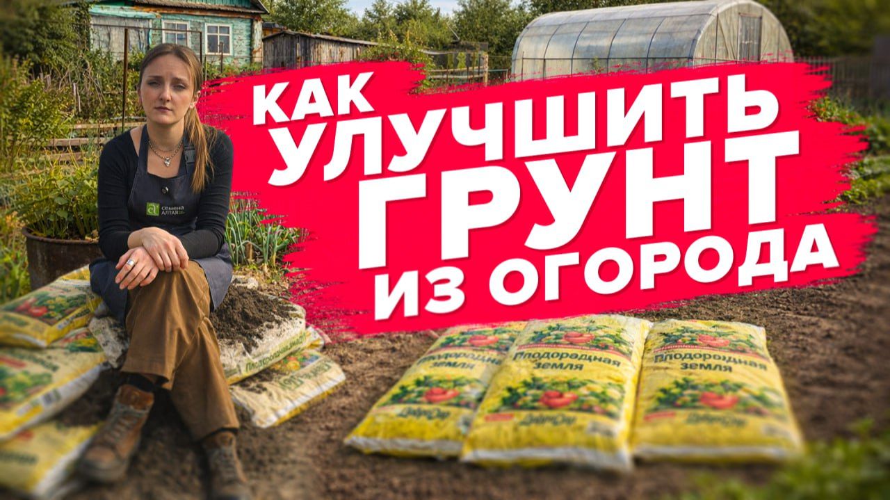 КАК УЛУЧШИТЬ НАБРАННЫЙ В ОГОРОДЕ ГРУНТ смотреть онлайн