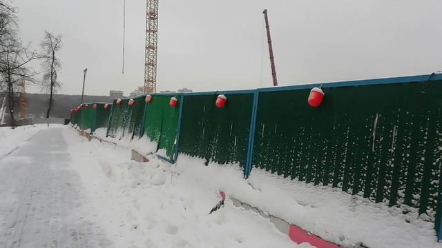 Строительство станции метро Кунцевская БКЛ 09.01.2021 смотреть онлайн