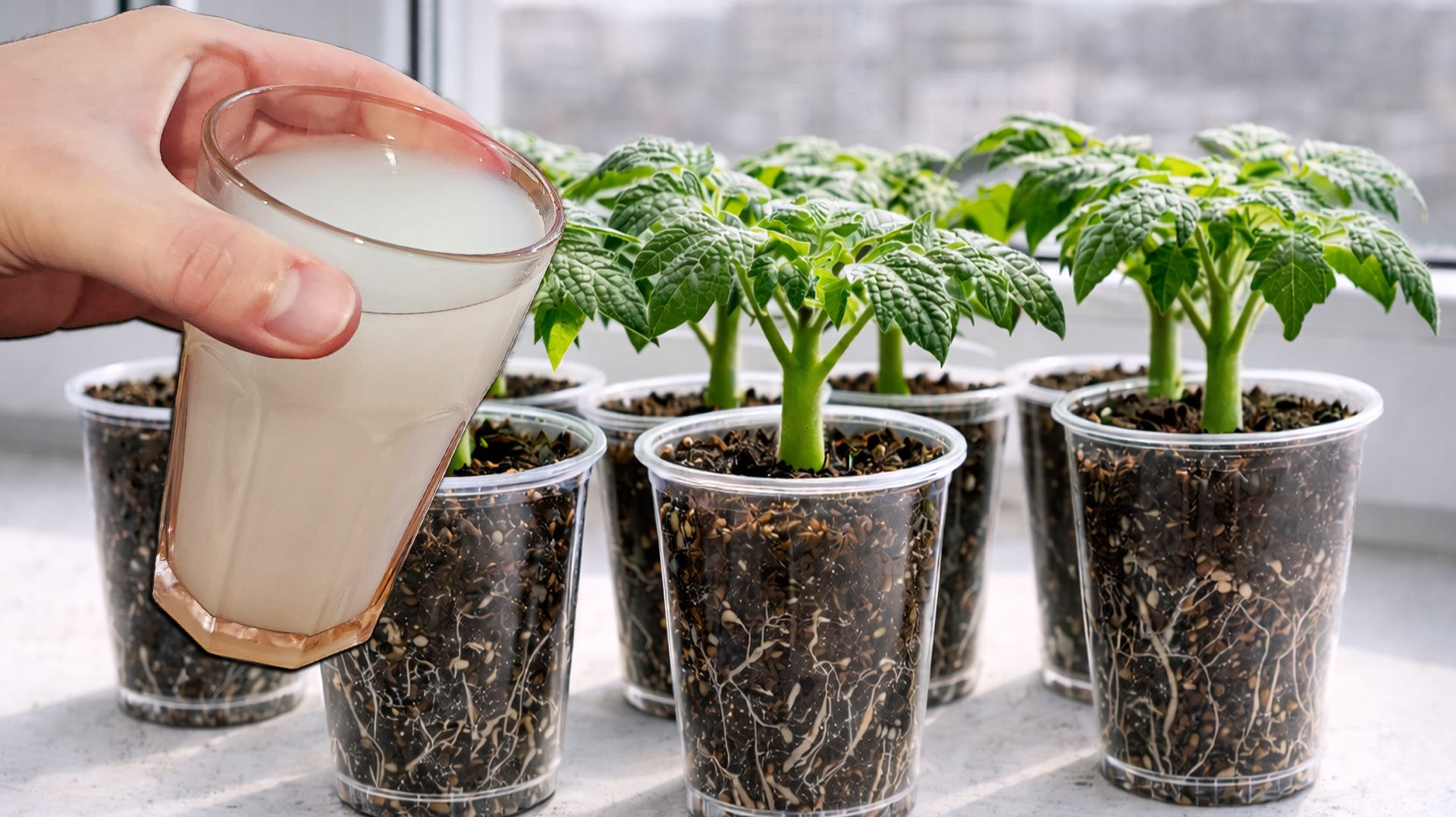 Рассада из хилой в жирненькую за 2 дня. Рассада крепкая и коренастая! смотреть онлайн