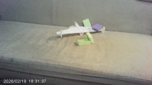 Пневматический АВИАТЛОН: вид от запускающего авиамодель