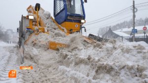 Метель не помеха уборке