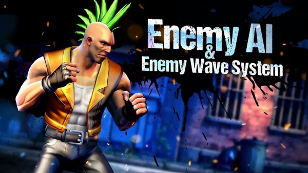 Beat  Em Up Template 3D - Enemy AI & Wave System