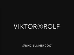Показ женской коллекции Viktor & Rolf весна-лето 2007