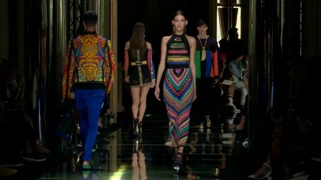 Показ коллекции Balmain весна-лето 2017